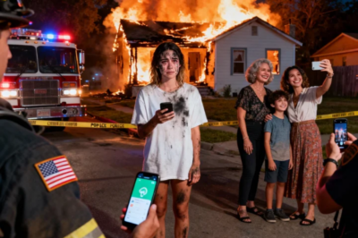 When my house burned down, my family came… to laugh — not to help. My mom smirked, “Finally, karma torched the trash.” My dad added, “You brought this on yourself.” They called me “cursed,” took selfies by the ashes. I said nothing. I turned around and walked away. One year later, i took action they never expected. Now their world is burning… without me.