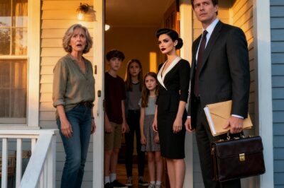 MY SISTER LEFT HER 4 KIDS AT MY DOORSTEP, SAYING ‘JUST ONE HOUR!’ BUT NEVER CAME BACK. 10 YEARS LATER, SHE SHOWED UP WITH A LAWYER ACCUSING ME OF KIDNAPPING THEM. BUT WHEN I SHOWED THE SECRET VIDEO TO THE JUDGE… SHE TURNED PALE.