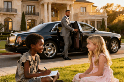 Billionaire sees a homeless girl teaching his daughter — what he did next shocked everyone.