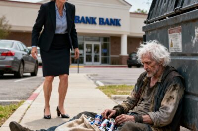 I FOUND MY EX-HUSBAND COLLECTING CANS ON THE STREET TO SURVIVE. I APPROACHED HIM TO UNDERSTAND WHY HE WAS LIVING LIKE THAT -AND I CRIED WHEN I DISCOVERED THE TRUTH. “IT WAS TO SAVE YOU!”