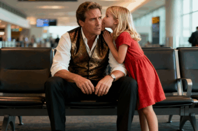 After I dropped my wife off at the airport for her business trip, my eight-year-old whispered, “Dad… we can’t go home. I heard Mom planning something bad for us.” So we hid. Ten minutes later, I froze… when I saw…