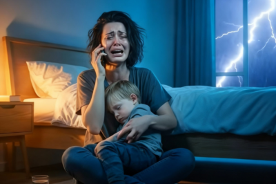 The son had a fever of 40°C and called his father, but he didn’t answer because he was busy organizing his mistress’s birthday party. When he came home, he found everything empty, along with the divorce papers. The assets were frozen, and he fell to his knees, begging. B