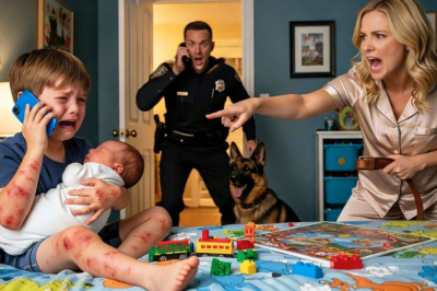 5-year-old secretly calls for help — until officer dad and a german shepherd break in and catch…