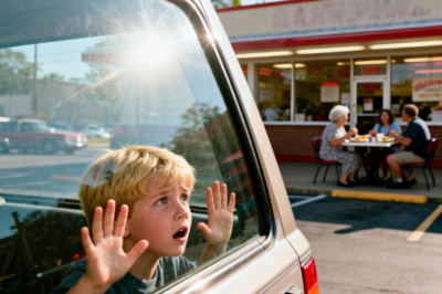 My 8-year-old son came home, hugged me, and whispered, “They ate at a restaurant while I waited in the car for two hours.” I didn’t ask questions. I just grabbed my keys, drove to the parents’ house, walked in, and without thinking twice, I did this…