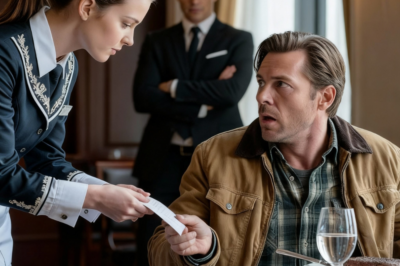 Undercover millionaire orders steak — waitress slips him a note that stops him cold