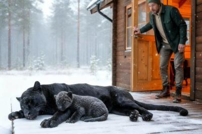 He rescued a frozen solid mother black panther and her cubs — days later, the unbelievable struck.