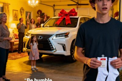 ON CHRISTMAS, MY SISTER GOT A BRAND NEW BMW WITH A GIANT RED BOW IN THE GARAGE. I OPENED MY GIFT IT WAS A PAIR OF $2 SOCKS. MY MOM LAUGHED. “BE HUMBLE. EVERYONE GETS WHAT THEY DESERVE. AT 2 A.M., I PACKED MY SUITCASE AND LEFT. BEFORE LEAVING, I PLACED A CHRISTMAS GIFT UNDER THEIR TREE. THE NEXT MORNING, WHEN MY MOM OPENED IT SHE STARTED SCREAMING NONSTOP