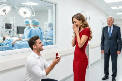 While his pregnant wife was rushed into surgery — he proposed to his mistress as her father watched