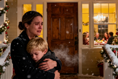 On Christmas Eve at my grandma’s lodge, I arrived with my 6-year-old son. My mom peeked out and coldly said: “Go home! There’s no room left.” So we left. 10 minutes later, my grandma called, furious: “Turn around right now!” What happened after we returned left my parents and brother completely stunned.