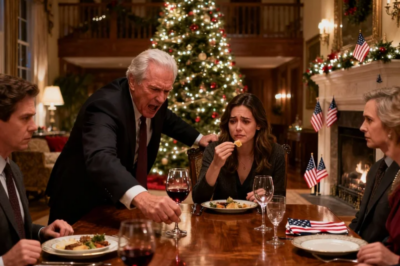 At Christmas dinner, my grandfather slammed the table. “Why is a stranger controlling the multi-million-dollar company I left you?” I froze, then said, “What are you talking about? I don’t even have a dollar to my name.” The room went silent. My parents and brother turned pale. Then the police arrived.