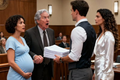 At the inheritance hearing, Dad walked in beaming, holding his “pregnant mistress.” My lawyer lifted an envelope. “Your honor, the DNA results are here.” And when the judge read the final line, his face went ghost-white