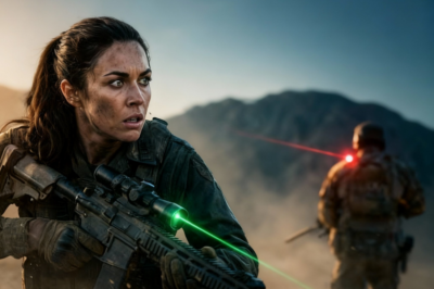 She saw the laser dot on her commander’s back — and she became the only line between life and death.