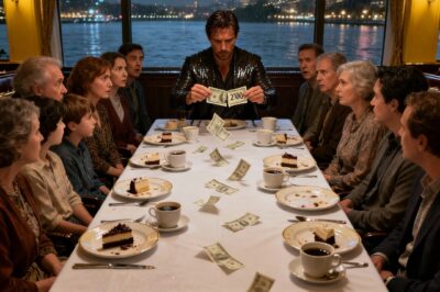 MY FAMILY FINISHED DINNER BEFORE I CAME TO MY PARENTS’ 32ND ANNIVERSARY. MOM GAVE ME A $2,000 BILL. SISTER LAUGHED, “YOU’RE OUR ATM!” I TORE IT UP AND LEFT. LATER, THE BANK CALLED…