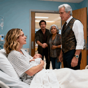 After giving birth, my wealthy father came and asked me, “Daughter, is $5,000 a month not enough for you?” I replied, “What money, Dad?” Under my father’s piercing gaze, my husband and mother-in-law immediately turned pale.