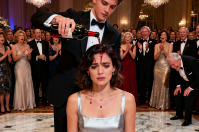 Rich boy poured wine on a CEO woman — his parents laughed… until she canceled their $500M deal.