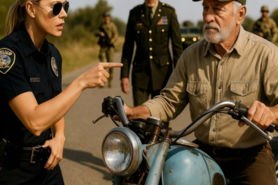 Cops stopped the wrong bike. Minutes later, 50 soldiers in Humvees arrived led by a captain