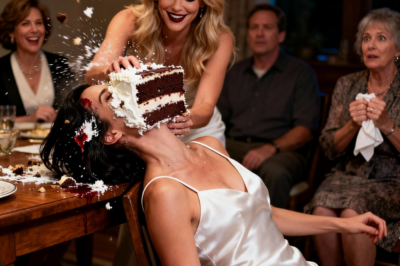 At my birthday, my sister smashed the cake into my face, laughing as I fell backward with blood mixing into the frosting. Everyone said, “It was just a joke.” But the next morning at the ER, the doctor stared at my X-ray and immediately called 911 because what he saw revealed shocking truth.