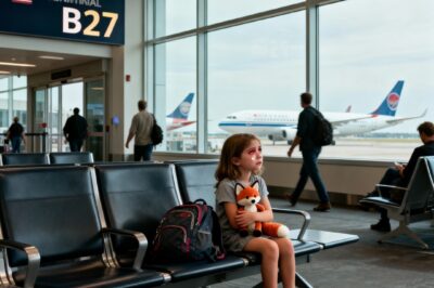 MY 8-YEAR-OLD DAUGHTER WAS LEFT AT THE AIRPORT BY MY PARENTS-WHILE THEY BOARDED FIRST CLASS WITH MY SISTER’S FAMILY. THE MESSAGE SAID: “WE ALL VOTED THAT SHE SHOULD STAY.” I DIDN’T SHOUT. I DID THIS. SEVEN DAYS LATER, THEIR LIVES STARTED FALLING APART…