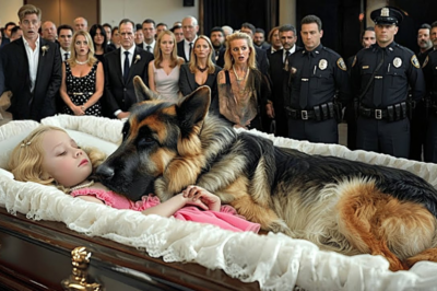 Police dog did not leave the little girl’s coffin — then the officers found out the shocking truth!