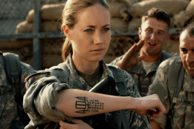 They laughed at the tattoo — then they froze when the SEAL commander saluted her