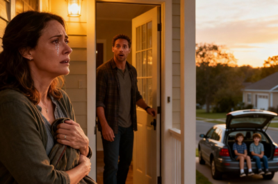 Single dad opened the door for his blind date, then froze when she whispered, “My kids are in the car.”