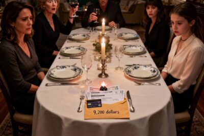 AT FAMILY DINNER, MY MOM ANNOUNCED “YOUR SISTER HAS ALWAYS BEEN THE PROVIDER.” EVERYONE AT THE TABLE CLAPPED. I LEANED BACK AND SAID “PERFECT. THEN SHE CAN HANDLE… THE $9,200 CREDIT CARD BALANCE”