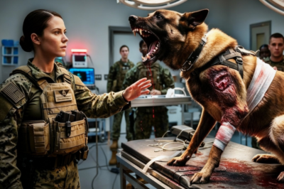 Wounded K9 dog refused treatment — until the rookie SEAL spoke his unit’s secret code.