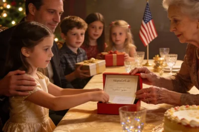 My mother-in-law gave iPads, jewelry and Cash to All Her Grandkids – Except my daughter. “Not really family,” she said. My husband said nothing. Then, my 7-year-old slid a box across the table and said, “Grandma, dad told me to give this to you if you ever ignored me again.” She opened it – and screamed.