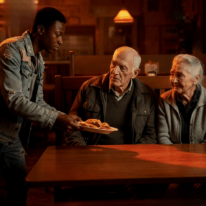 Black boy sacrificed his meal for an old couple’s — next day, a millionaire knocked on his door