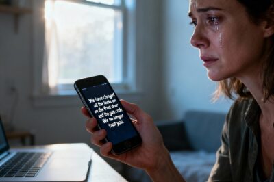 MOM SENT A MESSAGE: “WE CHANGED ALL THE LOCKS ON THE FRONT DOOR AND ALSO THE GATE CODE. WE NO LONGER TRUST YOU.” I REPLIED: “NOTED. THAT WAS CLEVER… BUT I BELIEVE, YOU FORGOT ONE THING