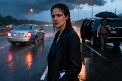 My husband left me in the rain, 37 miles from home. He said i “needed a lesson.” I didn’t argue. I just watched him drive away. Moments later, a black truck pulled up. My bodyguard stepped out, calm and ready. I smiled as i climbed in. His cruelty had ended. This was his last mistake…