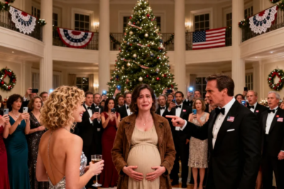 Unaware his pregnant wife is a secret trillionaire’s daughter, his mistress humiliates her at Christmas dinner — until one quiet phone call turns the entire table silent and changes everything.