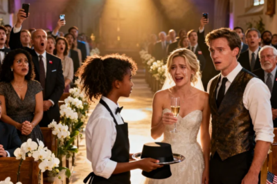 At my ex’s wedding, his bride took the mic and said, “I saved him from that broken woman.” Guests laughed and toasted. Then a waitress walked up, took off her hat, and said, “I’m his daughter — and I have something to say.” The bride turned white.