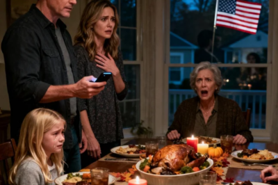 My mother-in-law laughed at Thanksgiving. “Your daughter’s so quiet. Must get it from your side—the dumb side.” The table laughed. My daughter’s eyes filled with tears. I stood up, pulled out my phone, and played a recording. “Recognize this voice?” Her face went white. My wife whispered, “What is that?” I said, “The reason your mother visits so often.” Then the room went dead silent.