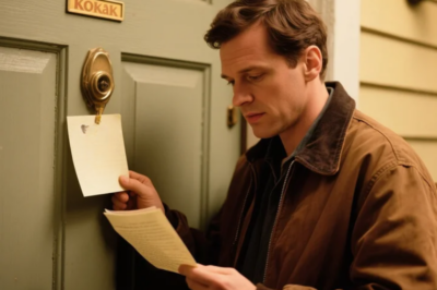 AFTER HIS NIGHT WITH THE MISTRESS I TOOK OUR CHILD AND LEFT A NOTE: “GIVE HER THE CHILD SUPPORT.”