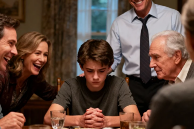 MY BROTHER SAID, “YOUR KID CAN ONLY WORK CLEANING JOBS.” .” THEN EVERYONE LAUGHED. MY SON’S HANDS TREMBLED. I SAID, “INTERESTING, SINCE YOUR BUSINESS RUNS ON MY ACCOUNTING SKILLS.” MY BROTHER STOPPED LAUGHING. DAD MUTTERED, “LET’S KEEP PEACE.” BUT I STOOD UP…