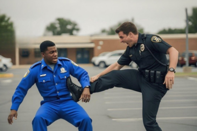 Racist Cop Kicks Black Air Force Pilot at School—Then Squadron Commander Arrives