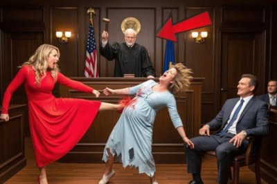 Mistress Kicks Pregnant Wife In Court — Millionaire Has No Idea The Judge Is Her Father