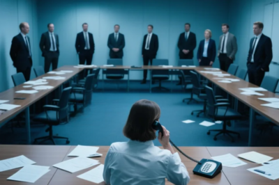 12 EXECUTIVES STOOD UP AND WALKED OUT WHILE I WAS MID-SENTENCE IN THE STRATEGY MEETING. “WE’RE DONE LISTENING TO HER FAILURES,” THE COO ANNOUNCED. THE ROOM EMPTIED. I SAT ALONE FOR 30 SECONDS. THEN I PULLED OUT MY PHONE, DIALED ONE NUMBER, AND SAID SEVEN WORDS. BY 4 PM. 9 OF THEM WERE….