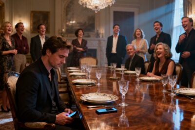 AT FAMILY DINNER, MY SISTER INTRODUCED HER NEW BOYFRIEND AND FOR SOME REASON, THEY ALL KEРТ STARING AT ME. WHEN HE ASKED WHAT I DO FOR WORK, MY MOM CUT ME OFF: “DON’T EMBARRASS US.” EVERYONE LAUGHED. MY SISTER ADDED, “MAYBE LIE THIS TIME, SO YOU DON’T SOUND SO PATHETIC. I JUST SMILED… UNTIL THEIR FACES WENT PALE.