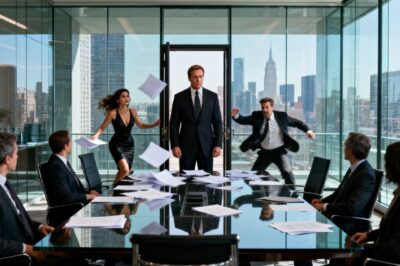 AT A MEETING, MY EX AND HER HUSBAND STORMED IN: “WE WANT HALF OF YOUR FIVE HUNDRED MILLION DOLLAR COMPANY.” I SAID, “YOU’RE NOT GETTING ANYTHING.” THE NEXT MORNING, THEY BOASTED, “WE BURNED YOUR COMPANY DOWN.” I RUSHED OVER – AND LAUGHED. THE BUILDING THEY TORCHED WAS ACTUALLY…