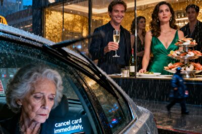 My daughter-in-law said dinner was canceled. I drove past and saw them laughing on my card. -tens of thousands gone to champagne and lies. I canceled the card and watched her smile fade. That night, I stopped being the fool they took me for.