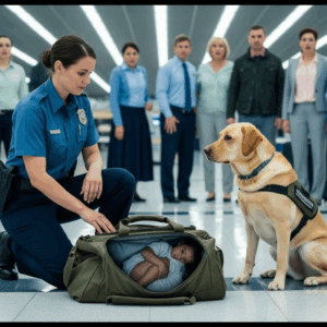 Labrador Dog Barks at Suitcase in Airport — Inside Was a Missing 2-Year-Old Girl