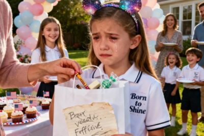 At the cousins’ birthday party, my sister gave out gift bags for “everyone who mattered.” My daughter’s had a sticky note that said, “TRY HARDER NEXT YEAR.” We didn’t make a scene. We just left. The next morning, my sister opened her front door and screamed so loud…