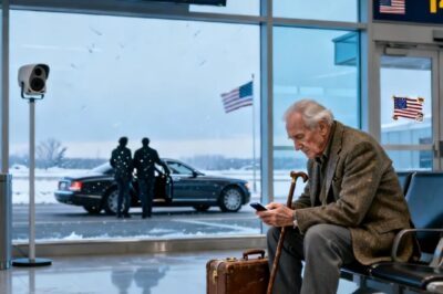 My parents celebrated after ‘taking’ my billionaire grandpa’s house, then drove him straight to the airport and abandoned him. He quietly sat down at the gate… 1 hour later… 29 missed calls