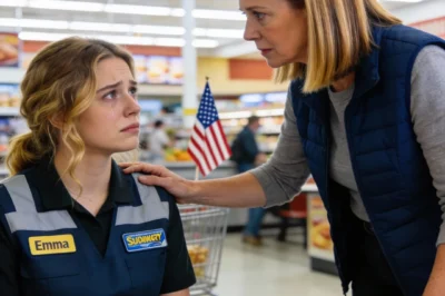 I found my daughter sitting alone at a table in the mall’s food court, not shopping or eating—just arranging coins in careful rows on a napkin, as if hoping they’d add up to something more than what she had. I asked, “What happened to the car we gave you?” Her voice caught. “He took it,” she said softly. “His mom grabbed everything else.” She glanced quickly at her little girl, then lowered her eyes, telling me in a whisper that they’d been threatening her with my granddaughter to keep her silent. I didn’t raise my voice or show fear. I slid into the seat across from her and promised, “It’s okay. Mom will take care of this…”