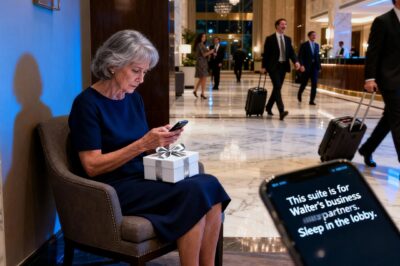 My son canceled my hotel room and texted me: “sleep in the lobby.” I just smiled, booked the presidential suite, and… Exposed him at his wedding.