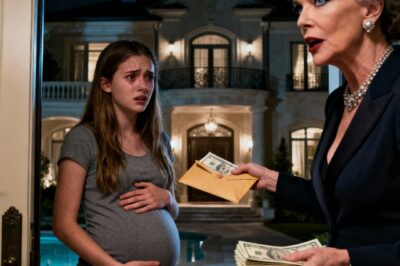 Rushing to the ultrasound, a pregnant waitress paid a cab to a vagrant with a toddler but entering the doctor’s office, she froze in shock when she saw the same man.