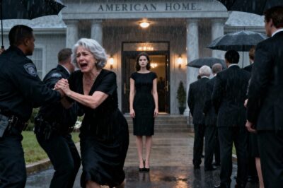 ‘I don’t care if you’re his mother, get out,’ my daughter-in-law said as security dragged me from my son’s funeral. Everyone I knew looked away. Minutes later, I made one call that destroyed her. Now she begs for mercy, but it’s too late