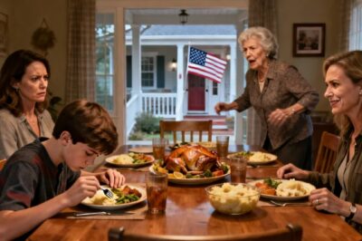 At Dinner, My Sister Looked At My Son And Said, “Some Kids Are Just Born… Behind.” Then She Laughed. My Son Quietly Put His Fork Down. I Said, “Behind – Like How You And Your Kids Are Still In My House, And Eating My Groceries?” She Froze. Mom Whispered, “Please Don’t Do This.” BUT I…